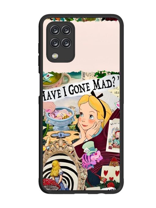 Mad Hatter'S Collage Glossy Soft Edge Case for Samsung Galaxy M12 Chachhi