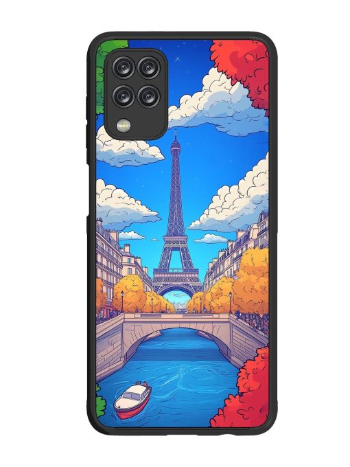 Parisian Panorama Glossy Soft Edge Case for Samsung Galaxy M12 Chachhi