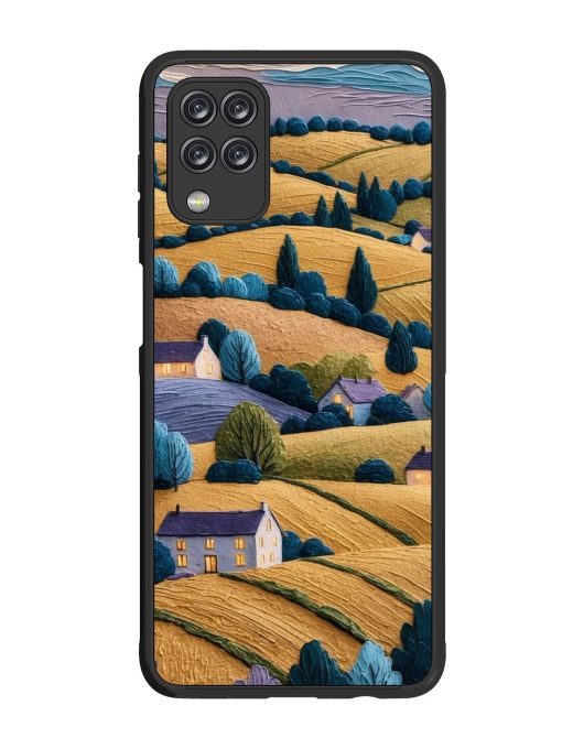 Rolling Hilltop Haven Glossy Soft Edge Case for Samsung Galaxy M12 Chachhi