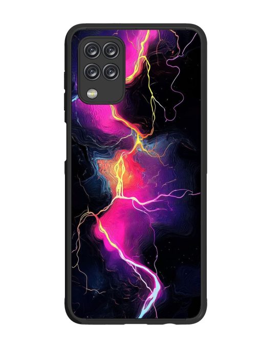 Electric Dreams Glossy Soft Edge Case for Samsung Galaxy M12 Chachhi