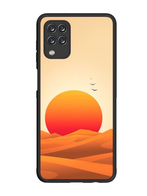 Desert Sunset Glossy Soft Edge Case for Samsung Galaxy M12 Chachhi