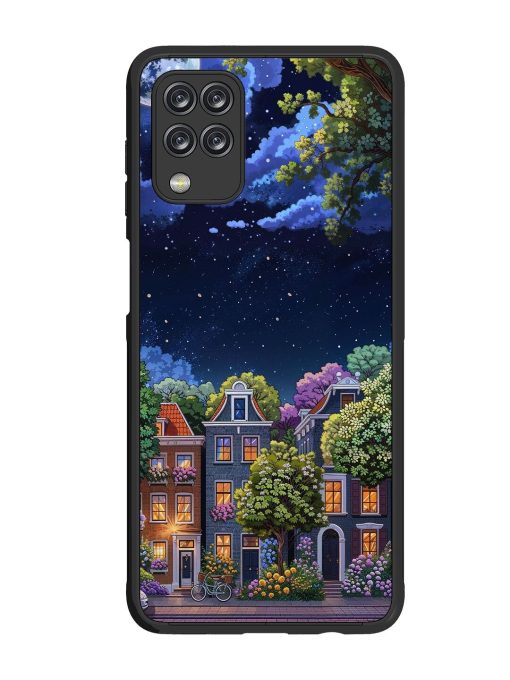 Moonlit Streets Glossy Soft Edge Case for Samsung Galaxy M12 Chachhi