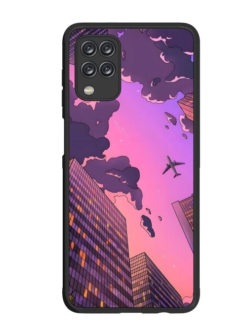 Urban Twilight Glossy Soft Edge Case for Samsung Galaxy M12 Chachhi