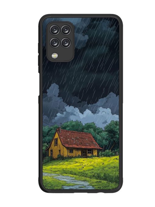 Rainy Day Retreat Glossy Soft Edge Case for Samsung Galaxy M12 Chachhi