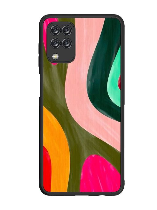 Wavy Wonder Glossy Soft Edge Case for Samsung Galaxy M12 Chachhi