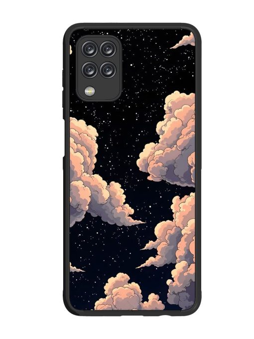 Starry Night Dreams Glossy Soft Edge Case for Samsung Galaxy M12 Chachhi