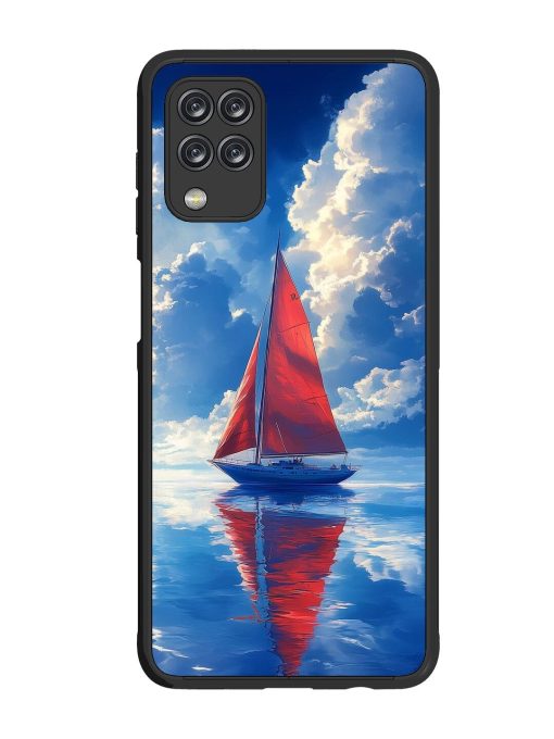 Crimson Sails Glossy Soft Edge Case for Samsung Galaxy M12 Chachhi