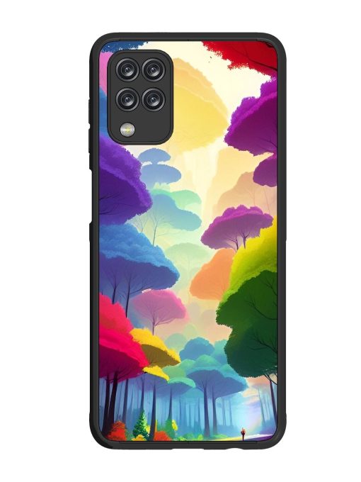 Rainbow Road Glossy Soft Edge Case for Samsung Galaxy M12 Chachhi