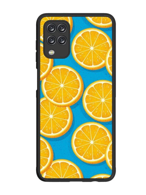 Citrus Symphony Glossy Soft Edge Case for Samsung Galaxy M12 Chachhi