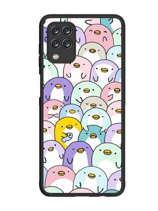 Penguin Party Glossy Soft Edge Case for Samsung Galaxy M12 Chachhi