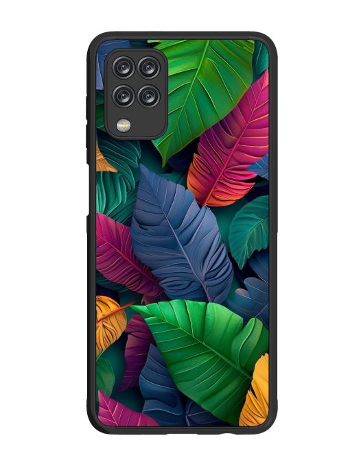 Tropical Tapestry Glossy Soft Edge Case for Samsung Galaxy M12 Chachhi