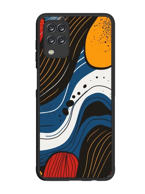 Abstract Expression Glossy Soft Edge Case for Samsung Galaxy M12 Chachhi