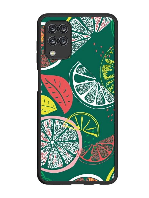 Citrus Symphony Glossy Soft Edge Case for Samsung Galaxy M12 Chachhi