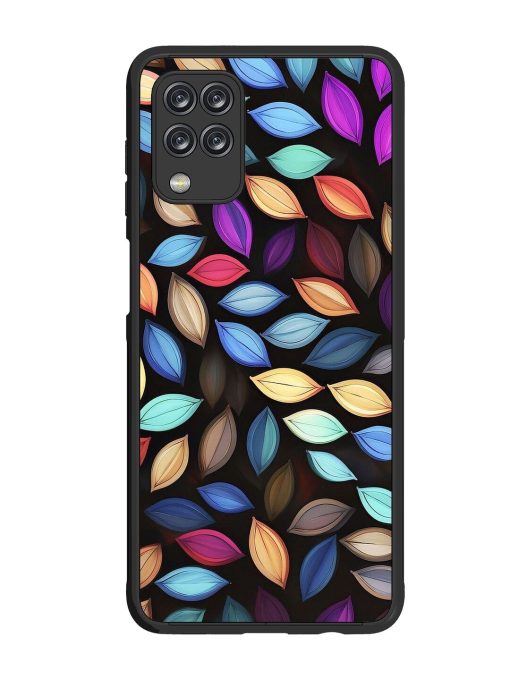 Colorful Kaleidoscope Glossy Soft Edge Case for Samsung Galaxy M12 Chachhi