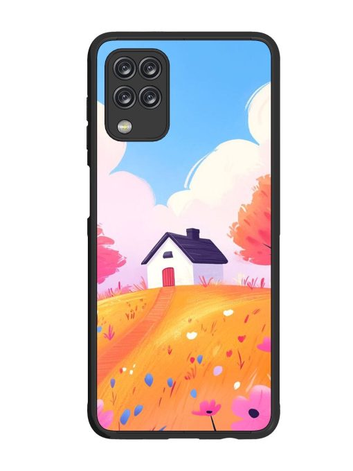 Hilltop Haven Glossy Soft Edge Case for Samsung Galaxy M12 Chachhi