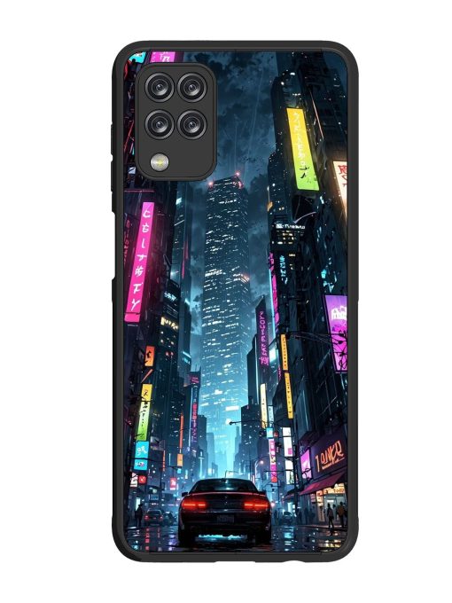 Neon Nightscape Glossy Soft Edge Case for Samsung Galaxy M12 Chachhi