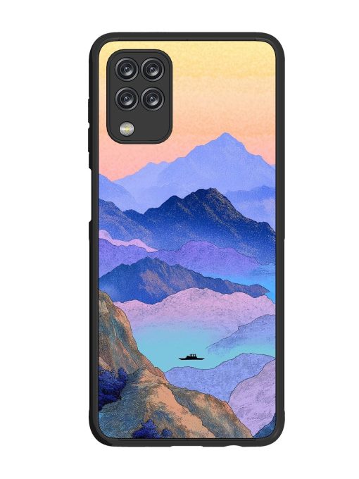 Mountain Mist Glossy Soft Edge Case for Samsung Galaxy M12 Chachhi