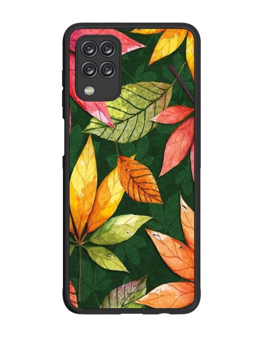 Autumn'S Embrace Glossy Soft Edge Case for Samsung Galaxy M12 Chachhi