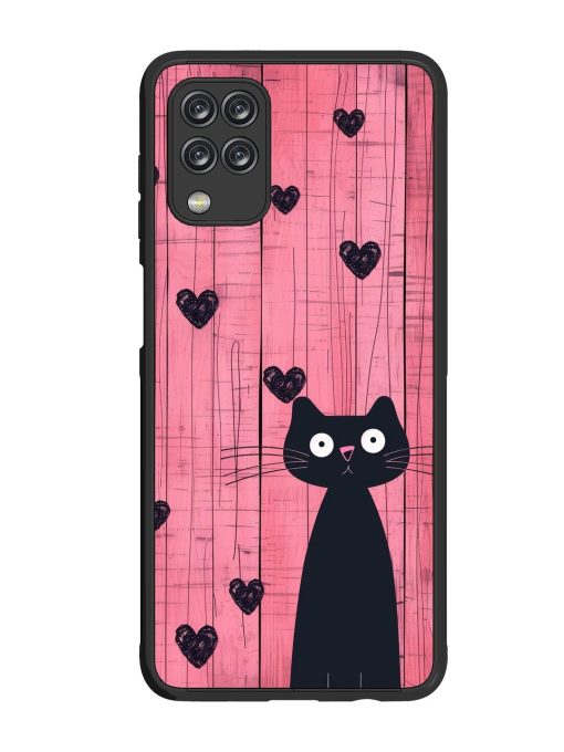 Feline Valentine'S Day Glossy Soft Edge Case for Samsung Galaxy M12 Chachhi