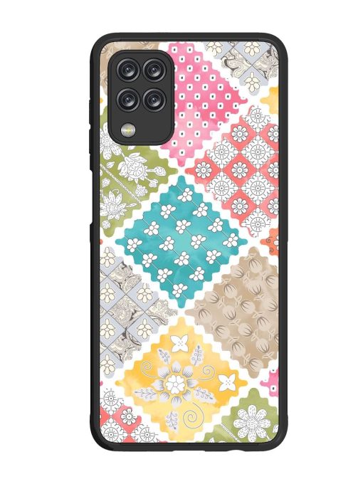 Patchwork Dreamscape Glossy Soft Edge Case for Samsung Galaxy M12 Chachhi