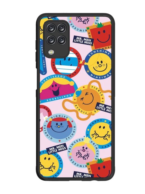 Whimsical Mr. Men & Little Miss Glossy Soft Edge Case for Samsung Galaxy M12 Chachhi