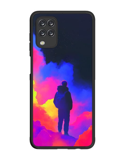 Cosmic Wanderer Glossy Soft Edge Case for Samsung Galaxy M12 Chachhi