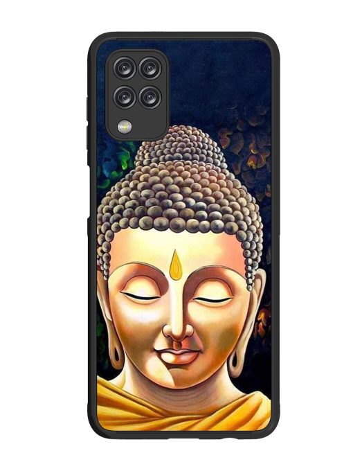 Buddha Face Glossy Soft Edge Case for Samsung Galaxy M12 Chachhi