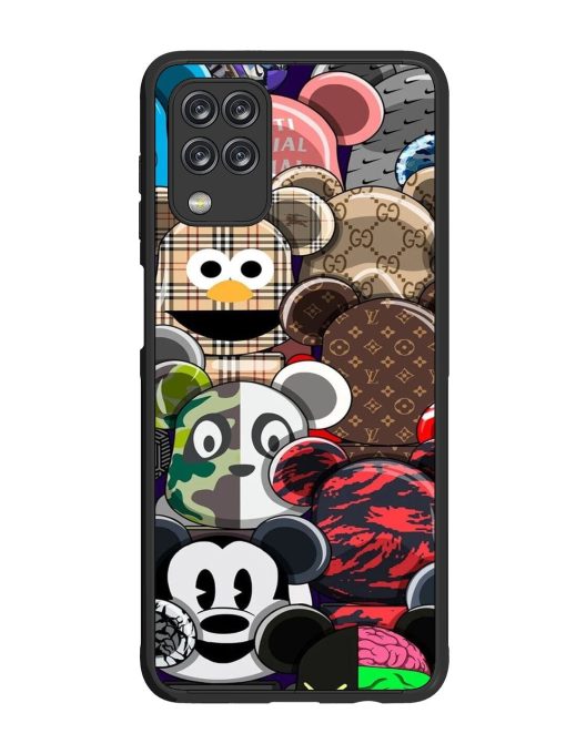 Streetwear Bearbrick Extravaganza Glossy Soft Edge Case for Samsung Galaxy M12 Chachhi