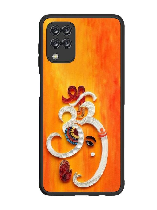 Ganesha In Quilling Art Glossy Soft Edge Case for Samsung Galaxy M12 Chachhi