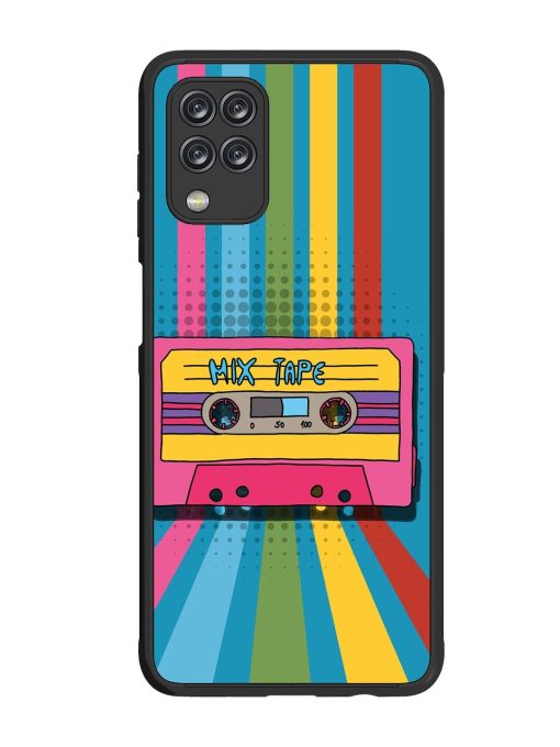 Retro Cassette Tapes Glossy Soft Edge Case for Samsung Galaxy M12 Chachhi