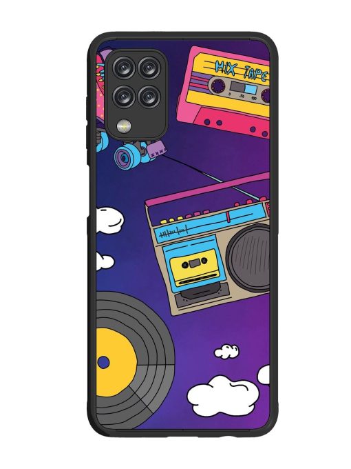 Retro Vibes Glossy Soft Edge Case for Samsung Galaxy M12 Chachhi