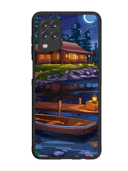 Moonlit Serenity Glossy Soft Edge Case for Samsung Galaxy M12