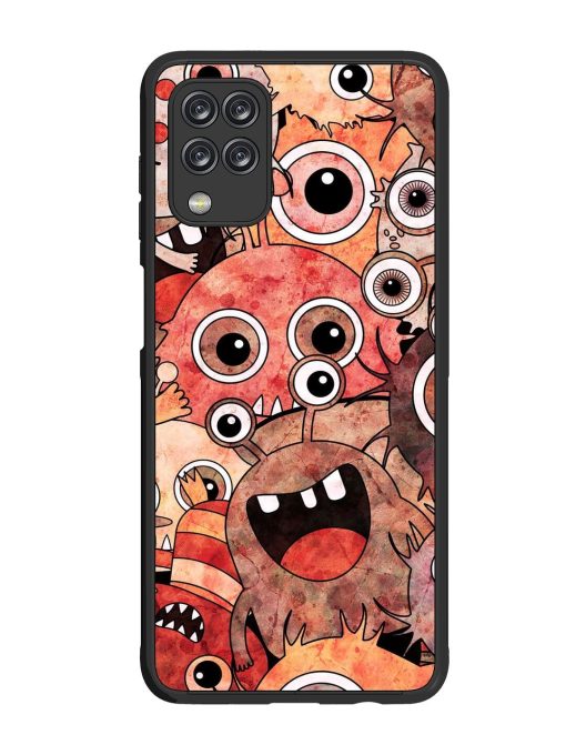 Monster Mash Glossy Soft Edge Case for Samsung Galaxy M12 Chachhi