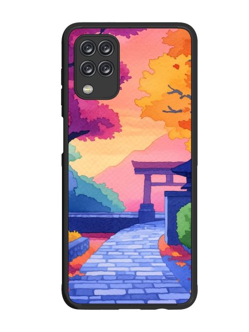 Autumnal Serenity Glossy Soft Edge Case for Samsung Galaxy M12 Chachhi