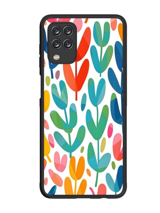Rainbow Of Blooms Glossy Soft Edge Case for Samsung Galaxy M12