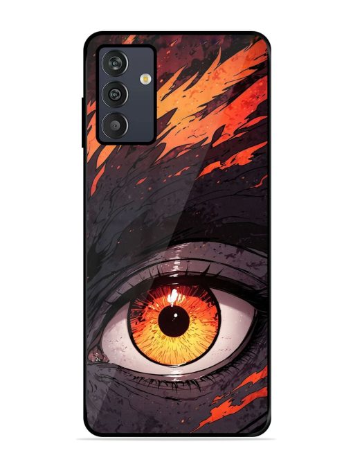 Inferno Gaze Glossy Soft Edge Case for Samsung Galaxy M13 (4G) Chachhi