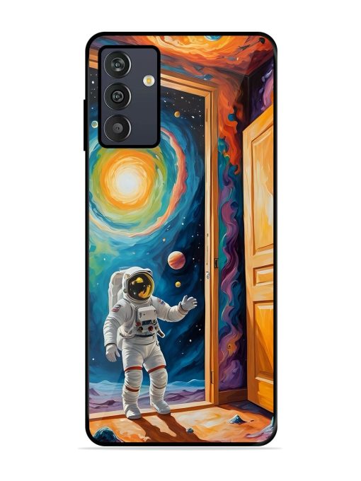 Artistic Space Glossy Soft Edge Case for Samsung Galaxy M13 (4G) Chachhi