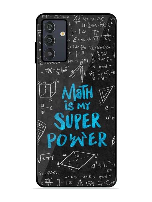 Math Magic Glossy Soft Edge Case for Samsung Galaxy M13 (4G) Chachhi