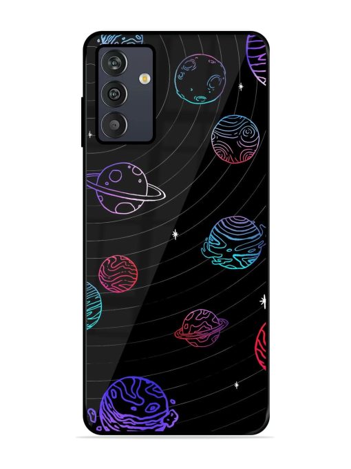 Cosmic Ballet Glossy Soft Edge Case for Samsung Galaxy M13 (4G) Chachhi