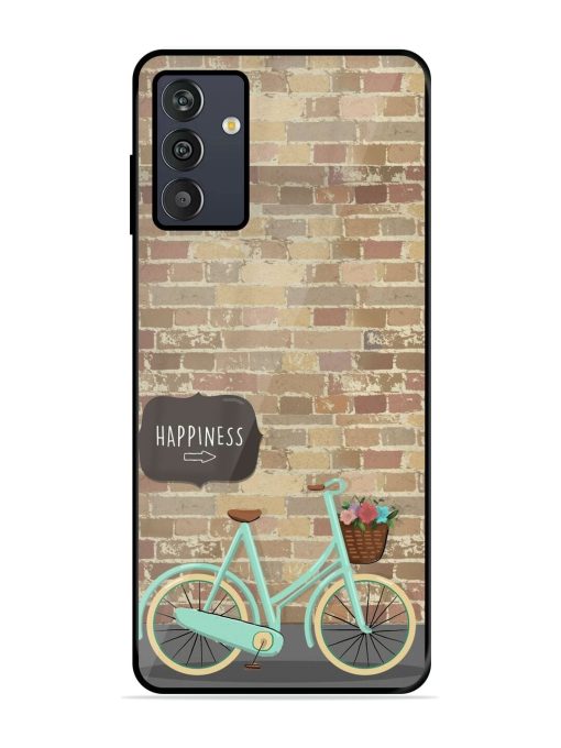 Pedaling Towards Happiness Glossy Soft Edge Case for Samsung Galaxy M13 (4G) Chachhi