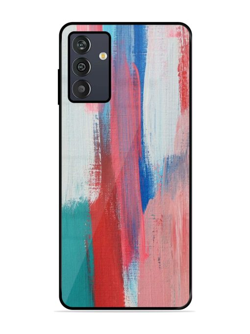 Colorful Chaos Glossy Soft Edge Case for Samsung Galaxy M13 (4G) Chachhi