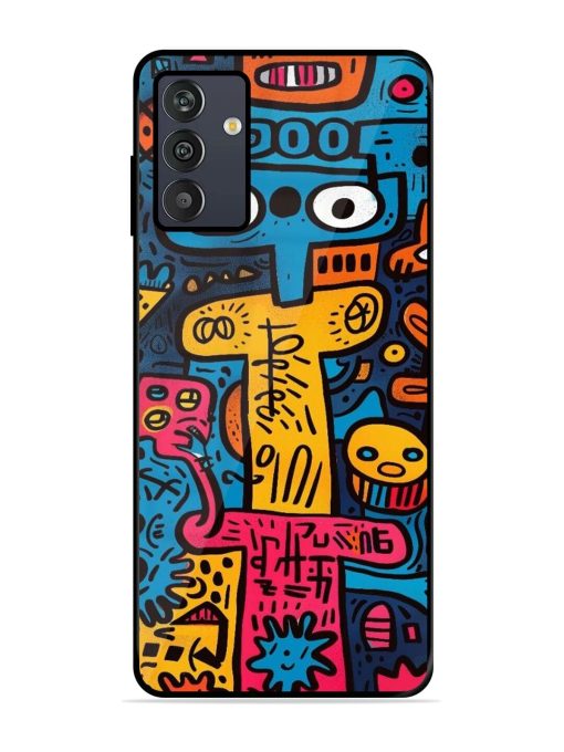 Doodletopia Glossy Soft Edge Case for Samsung Galaxy M13 (4G) Chachhi