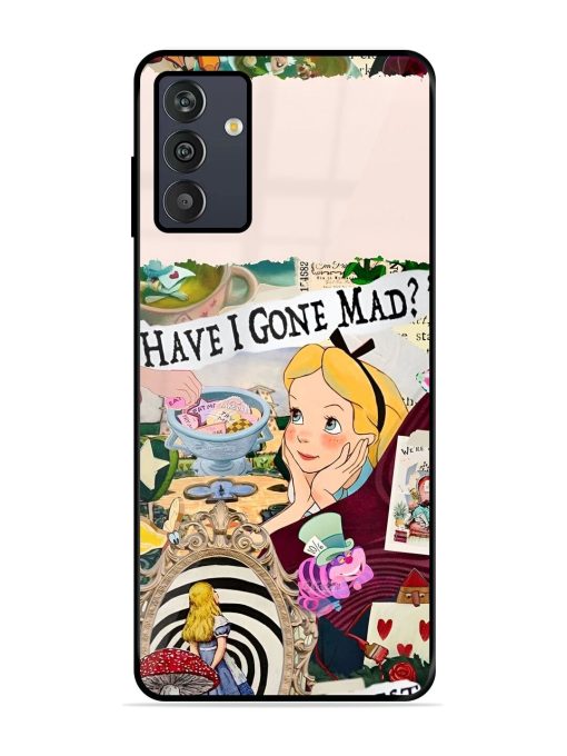 Mad Hatter'S Collage Glossy Soft Edge Case for Samsung Galaxy M13 (4G) Chachhi