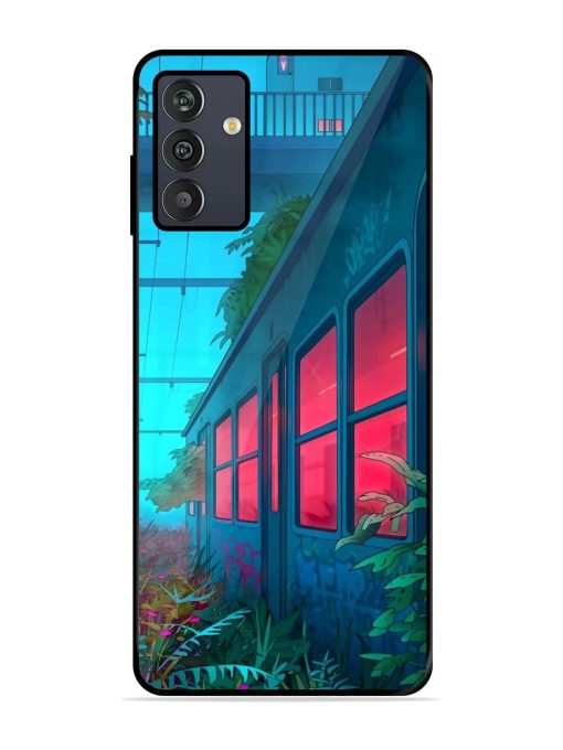 Urban Jungle Glossy Soft Edge Case for Samsung Galaxy M13 (4G) Chachhi