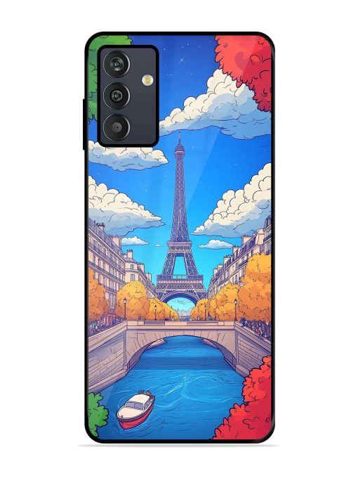 Parisian Panorama Glossy Soft Edge Case for Samsung Galaxy M13 (4G) Chachhi