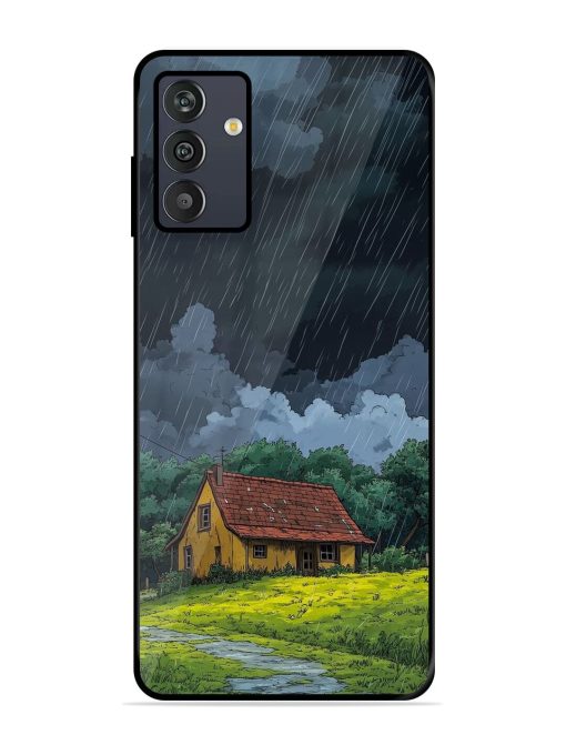 Rainy Day Retreat Glossy Soft Edge Case for Samsung Galaxy M13 (4G) Chachhi