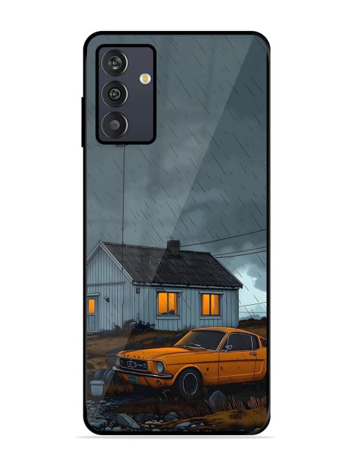 Rainy Day Retreat Glossy Soft Edge Case for Samsung Galaxy M13 (4G) Chachhi