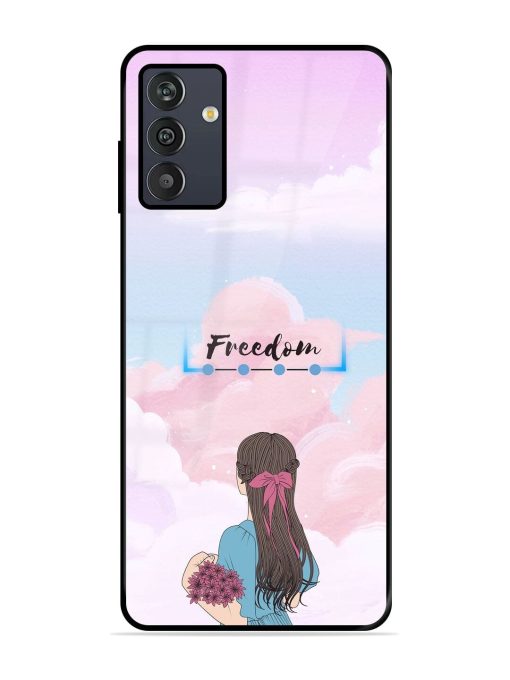 Skyward Dreams Glossy Soft Edge Case for Samsung Galaxy M13 (4G) Chachhi