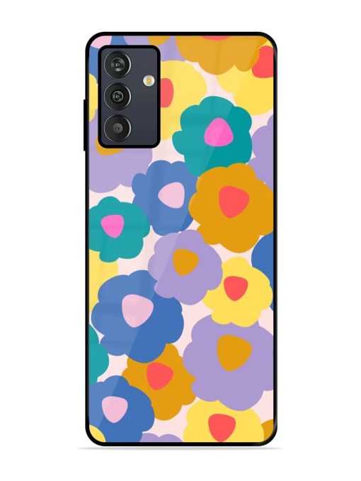 Flower Power Glossy Soft Edge Case for Samsung Galaxy M13 (4G) Chachhi