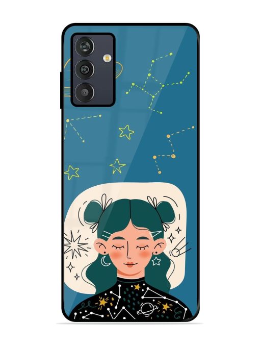 Cosmic Daydreamer Glossy Soft Edge Case for Samsung Galaxy M13 (4G) Chachhi